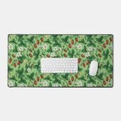 Wilde aardbeien rood/geel/groen/ bureaumat (Keyboard & Muis)