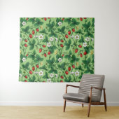 Wilde aardbeien rood/geel/groen/ wandkleed (In Situ (horizontaal))