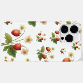 Wilde aardbeien Summer Vibe Waterverf Case-Mate iPhone Case (Achterkant (horizontaal))