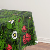 Wilde aardbeien tafelkleed (Voorbeeld)