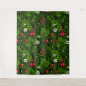 Wilde aardbeien wandkleed (Voorkant)