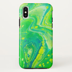 Wilde acrylvezels Abstract iPhone X Hoesje