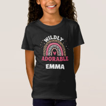 "Wilde Adoreerbare Persoonlijke Meisjes T-shirt -