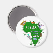 Wilde Afrika Magneet (Voorkant / Achterkant)