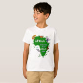 Wilde Afrika T-shirt (Voorkant volledig)