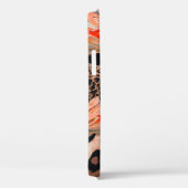 Wilde afrikaanse huid met bladerbloemen Case-Mate iPhone case (Achterkant / Rechts)