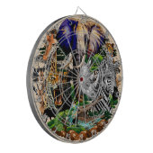 Wilde Afrikaanse savannedieren Dartbord (Voorkant Links)
