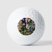Wilde Afrikaanse savannedieren Golfballen (Voorkant)