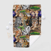 Wilde Afrikaanse savannedieren Golfhanddoek (Insitu)