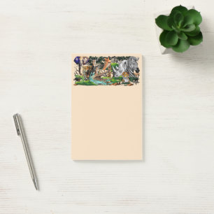 Wilde Afrikaanse savannedieren Post-it® Notes