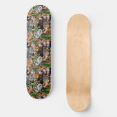Wilde Afrikaanse savannedieren Skateboard (Voorkant)