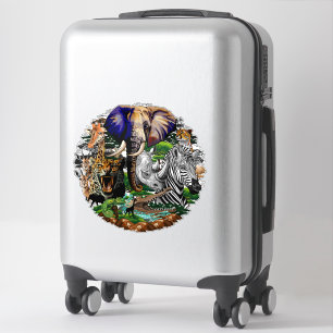 Wilde Afrikaanse savannedieren Sticker