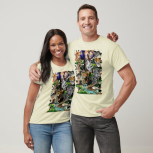 Wilde Afrikaanse savannedieren T-shirt