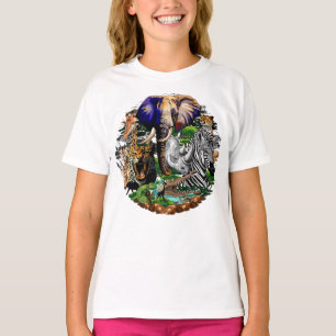 Wilde Afrikaanse savannedieren T-shirt