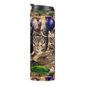 Wilde Afrikaanse savannedieren Thermosbeker (Geroteerd rechts)