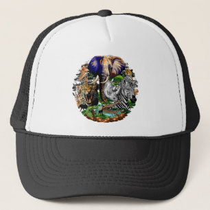 Wilde Afrikaanse savannedieren Trucker Pet