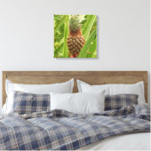 Wilde ananas tropische vruchten in Natuur Canvas Afdruk (Insitu (Slaapkamer))