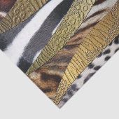 Wilde ANimal Print Abstract Tissuepapier (Detail)