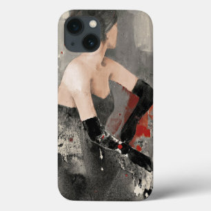 Wilde Appel Vintage Aquarel Vrouw iPhone 13 Hoesje