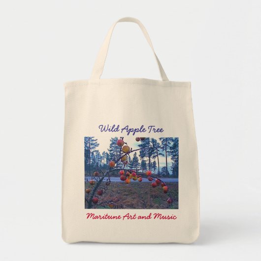Wilde appelboom tote bag (Voorkant)