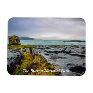 Wilde Atlantische Uitzichten van The Burren Magneet