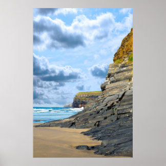 wilde atlantische weg ierland poster