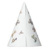 Wilde! Aussie Animal Verjaardagsfeest Welkom Feesthoedjes (Achterkant)