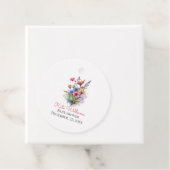 Wilde Baby in bloei Bedankjes Labels (In situ)