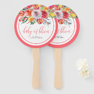 Wilde Baby in Bloom Floral Baby shower Handwaaier