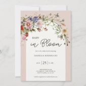 Wilde Baby in het Baby shower Bloom Kaart (Voorkant)