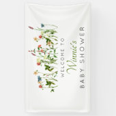 Wilde Baby shower Banner (Verticaal)