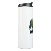 Wilde Beer buitenshuis Natuur Thermosbeker (Gedraaid links)