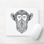 Wilde beest van de boswade muismat (Met muis)