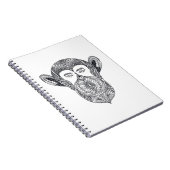 Wilde beest van de boswade notitieboek (Rechterzijde)