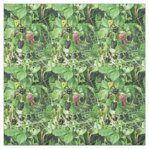 Wilde Blackberries Summer Cottage Decor Stof