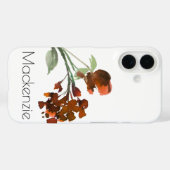 wilde bloei | Terracotta Sinaasappel Boheems Custo Case-Mate iPhone Case (Achterkant (horizontaal))