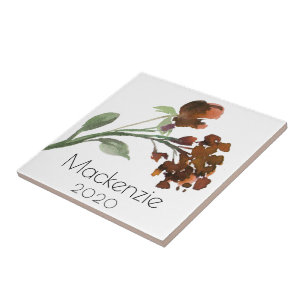 wilde bloei   Terracotta Sinaasappel Boheems Custo Tegeltje