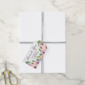 Wilde bloeiende Labels Cadeaulabel (Met Touw)