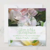 Wilde Bloem Abstract Uitnodiging (Voorkant)