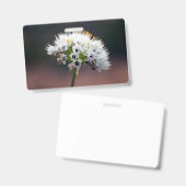 Wilde Bloem Badge (Voor- en achterkant)