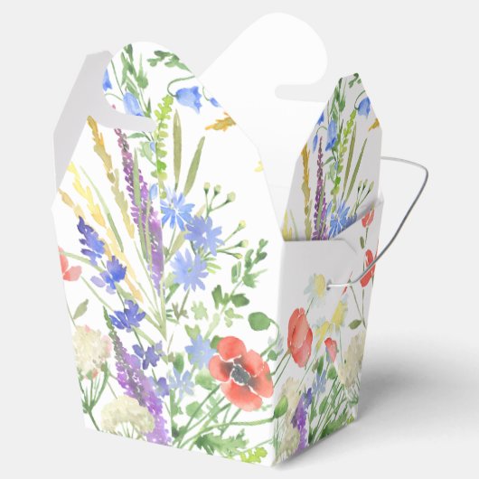 Wilde bloem bedankdoosjes (Geopend)