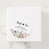 Wilde Bloem Bloemen | Bruids Shower Dank Je Bedankjes Labels (In situ)