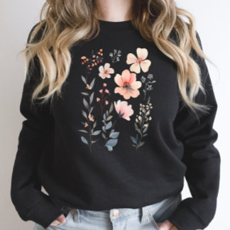 Wilde Bloem-Bloemig-Schattig Trui