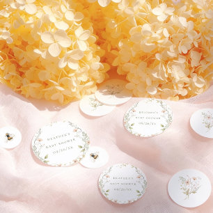 Wilde Bloem Boho Bij Meisje Baby Shower Confetti