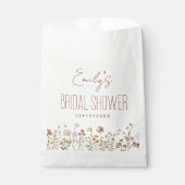 Wilde Bloem Boho Bruidsdouche In Bloei Tuin Bedankzakje (Voorkant)