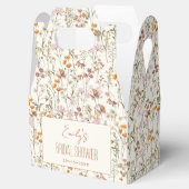 Wilde bloem Boho Bruidsdouche In Bloom Tuin Bedankdoosjes (Geopend)