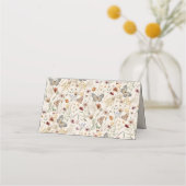 Wilde Bloem Boho Eetbuffet Kaarten (Achterkant)