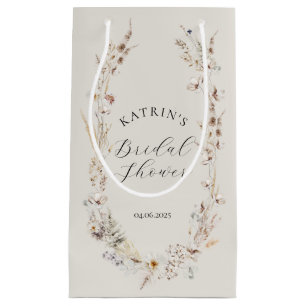 Wilde Bloem Boho Landelijke Elegante Bruidsdouche Klein Cadeauzakje