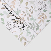 Wilde Bloem Boho Naam Tissuepapier (Detail)