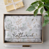 Wilde Bloem Boho Naam Tissuepapier (Geschenk)